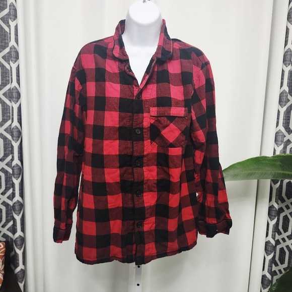 Wondershop Other - Wondershop Red and Black Checkered Men's Sleepwear Shirt